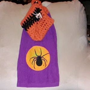 Halloween Hand Towel and Dishcloth Set